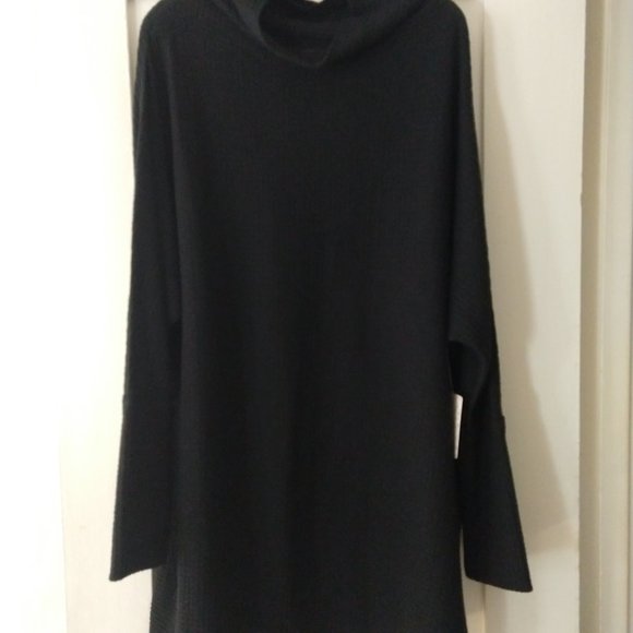 We The Free [Free People] NWT Kitty Thermal Tunic Top/Dress in Black - Size L - Picture 7 of 10